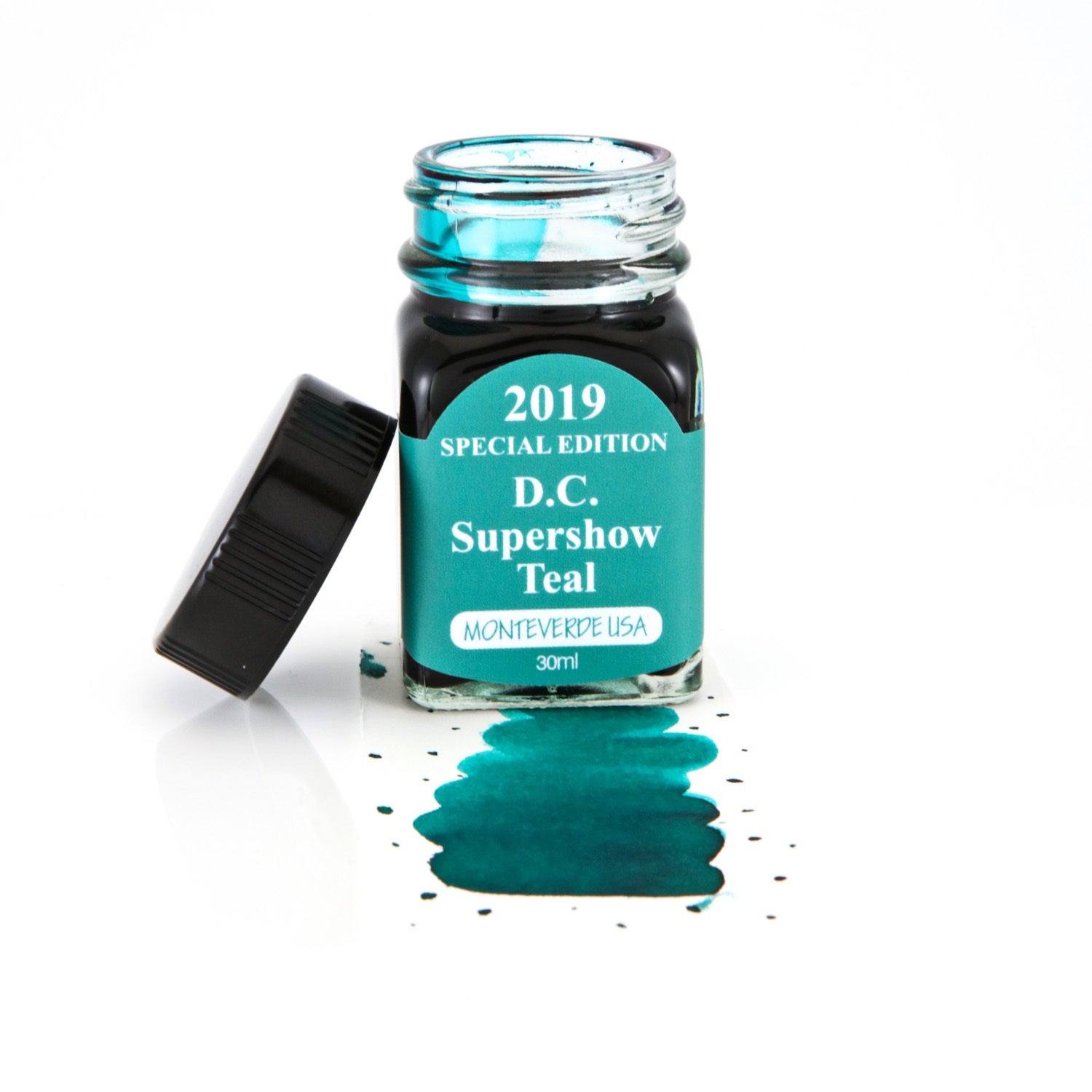 Monteverde 2019 D.C. Supershow Teal Special Edition Ink Bottle - 30ml