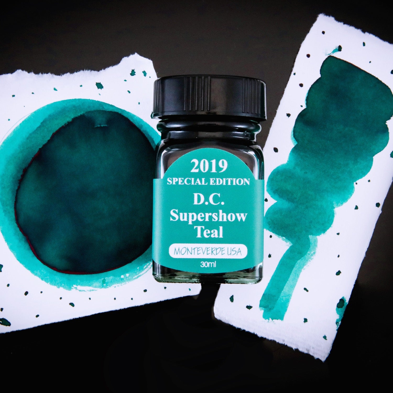 Monteverde 2019 D.C. Supershow Teal Special Edition Ink Bottle - 30ml