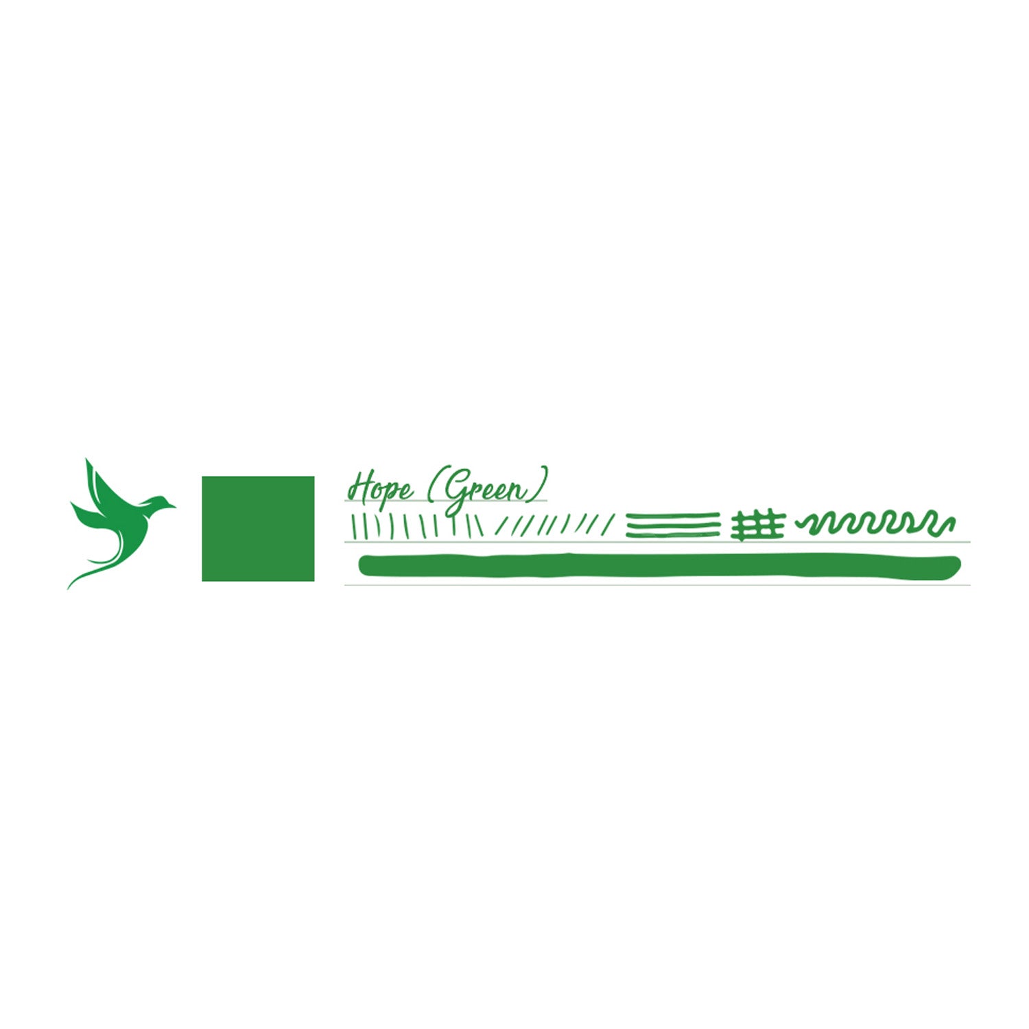 Monteverede Emotion Ink Bottle, Hope Green - 30ml