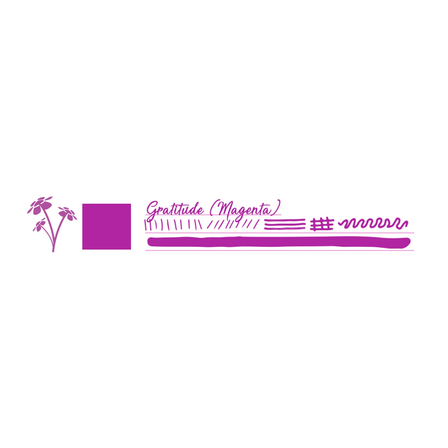 Monteverede Emotion Ink Bottle, Gratitude Magenta - 30ml
