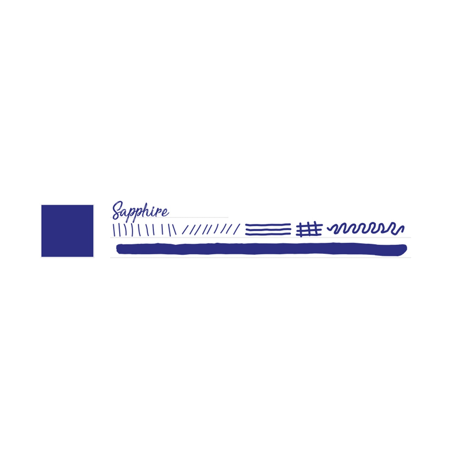 Monteverde Gemstone Sapphire Ink Bottle, Dark Blue - 30ml