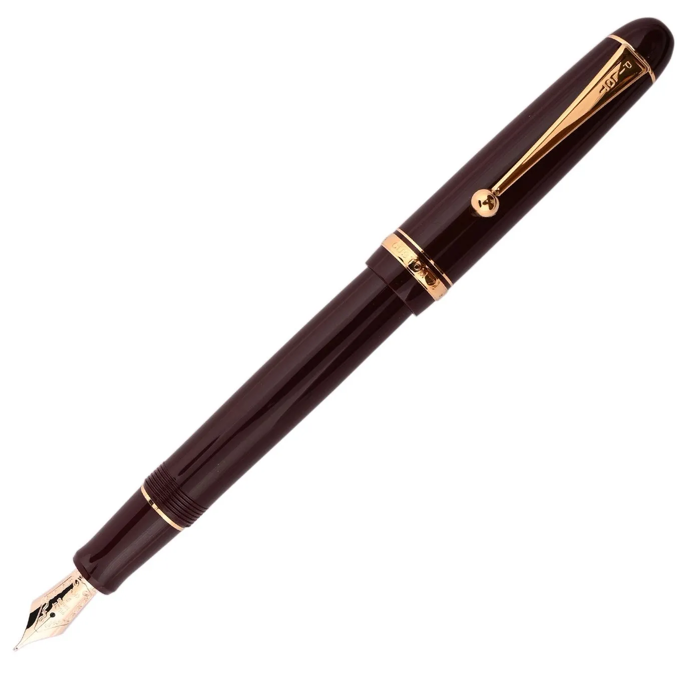 PILOT | CUSTOM 74 | 14K Gold| Fountain Pen | Deep Red GT | Soft Fine Medium