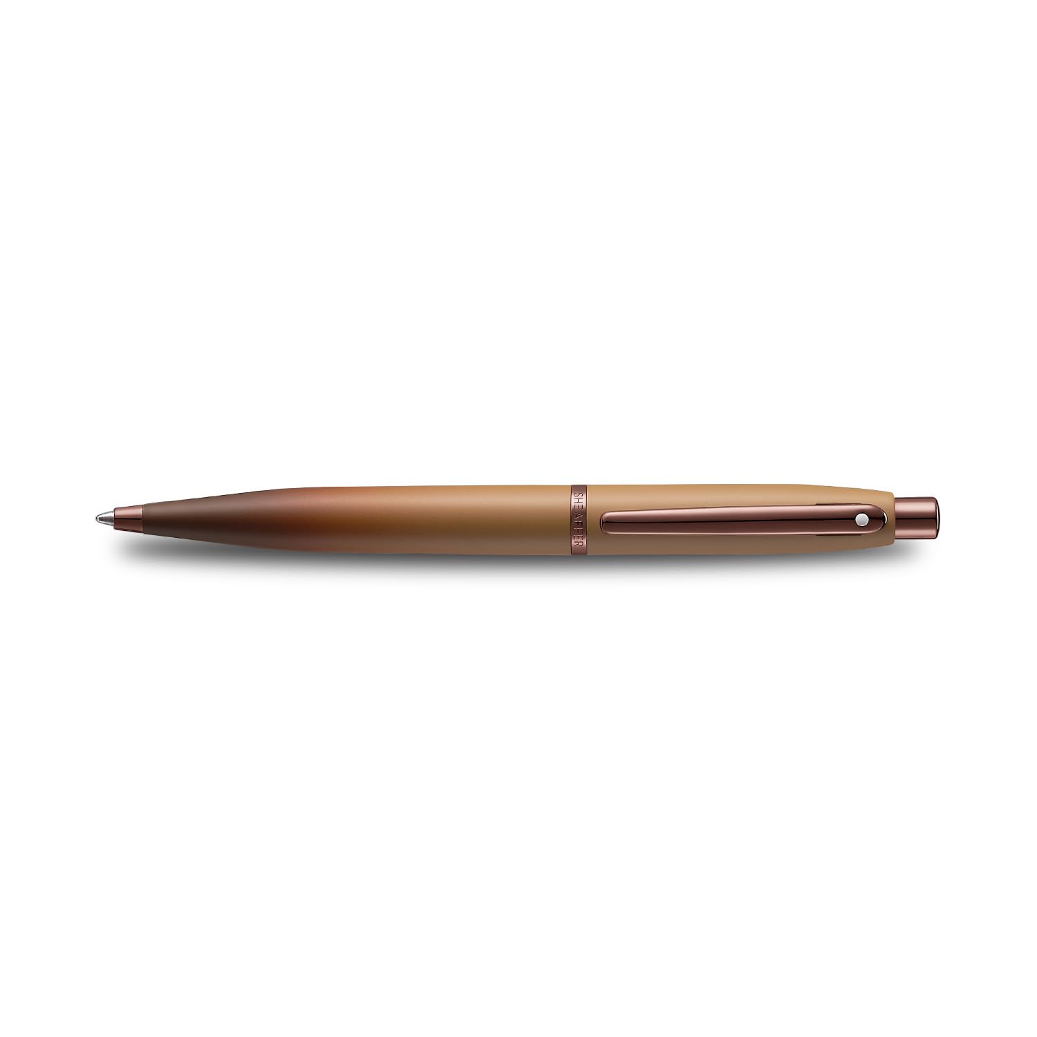 Sheaffer VFM 9428 Coffee Edition Matt Brown Ballpoint Pen with Regal Brown PVD Trims Premium Ball Pen