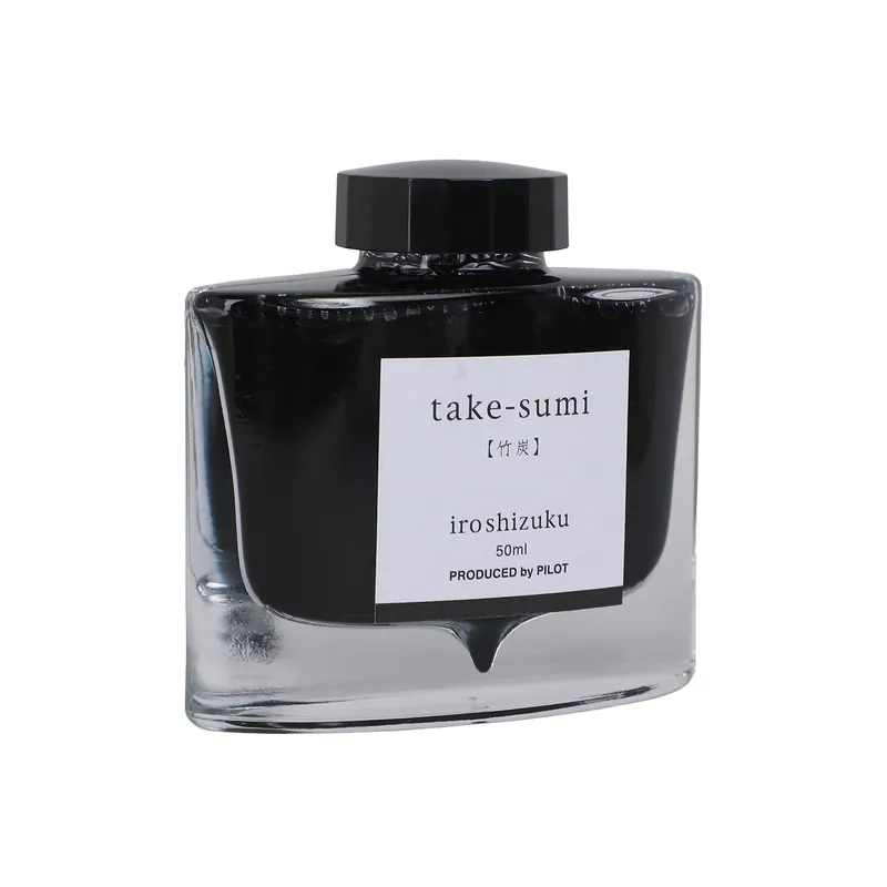 Pilot |IROSHIZUKU | Bottled ink for fountain pen | Bamboo Charcoal