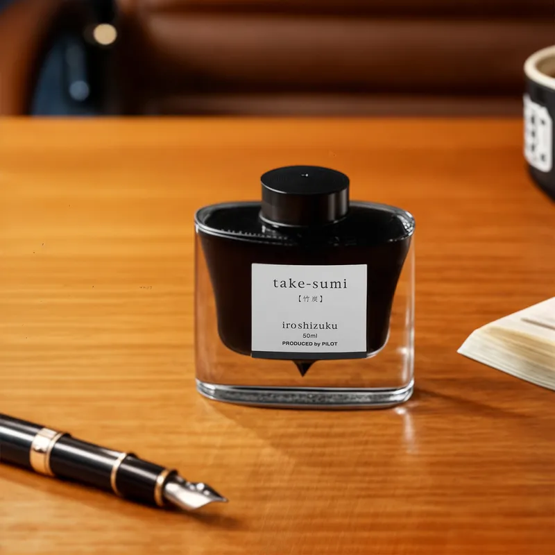 Pilot |IROSHIZUKU | Bottled ink for fountain pen | Bamboo Charcoal
