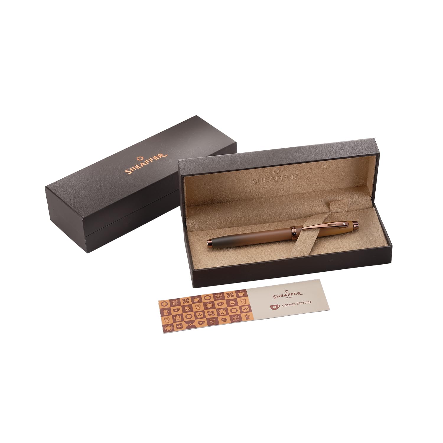 Sheaffer 100 9374 Coffee Edition Matt Brown Rollerball Pen