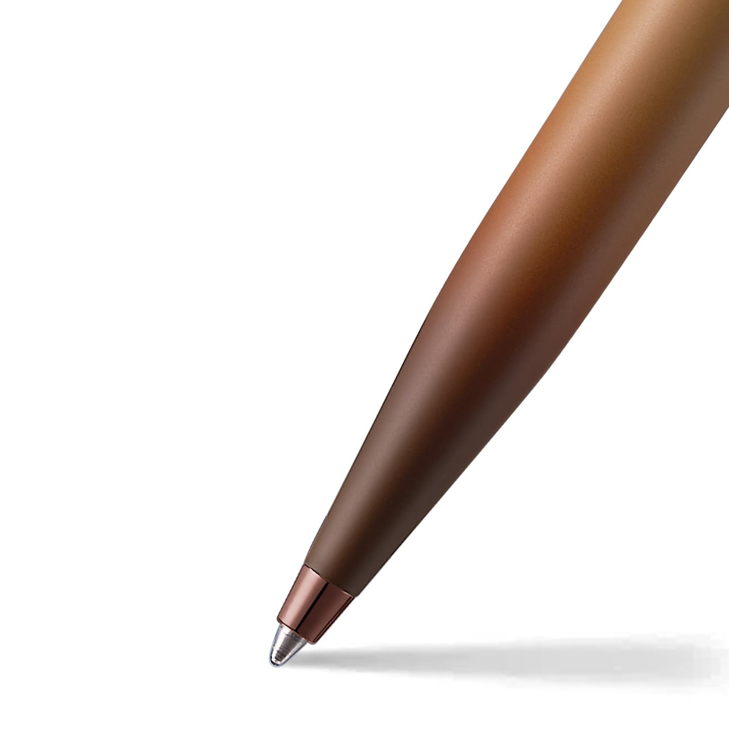 Sheaffer Gift Set VFM 9428 Coffee Edition Ballpoint Pen with Regal Brown PVD Trims and Credit Card Holder - Matt Brown