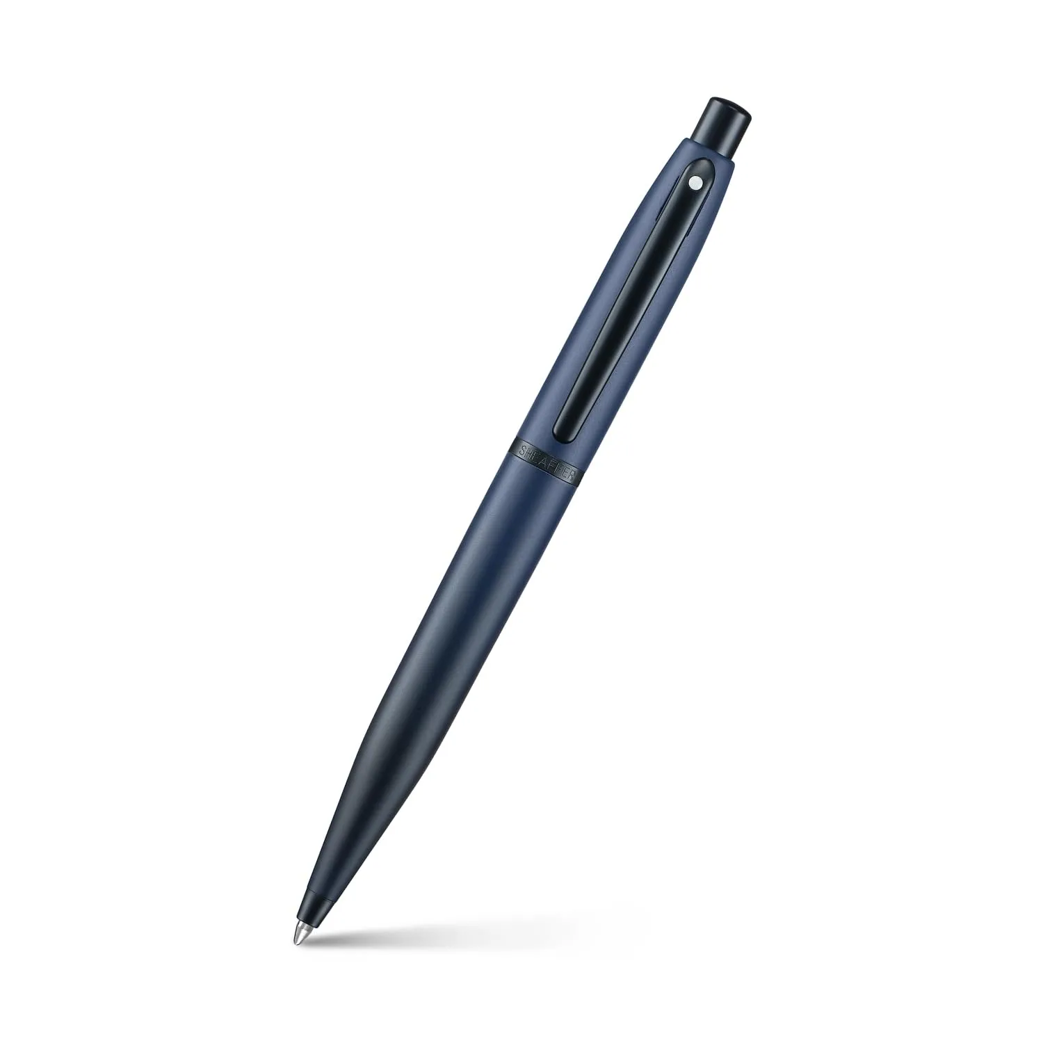 Sheaffer VFM Ballpoint Pen | E9429 Matt Blue with Black Trims | Personalized Pen with Name Engraved