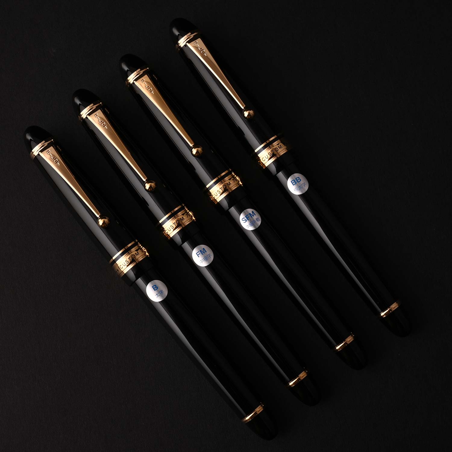 PILOT | CUSTOM 743 | 14K Gold| Fountain Pen | Black | Fine Medium