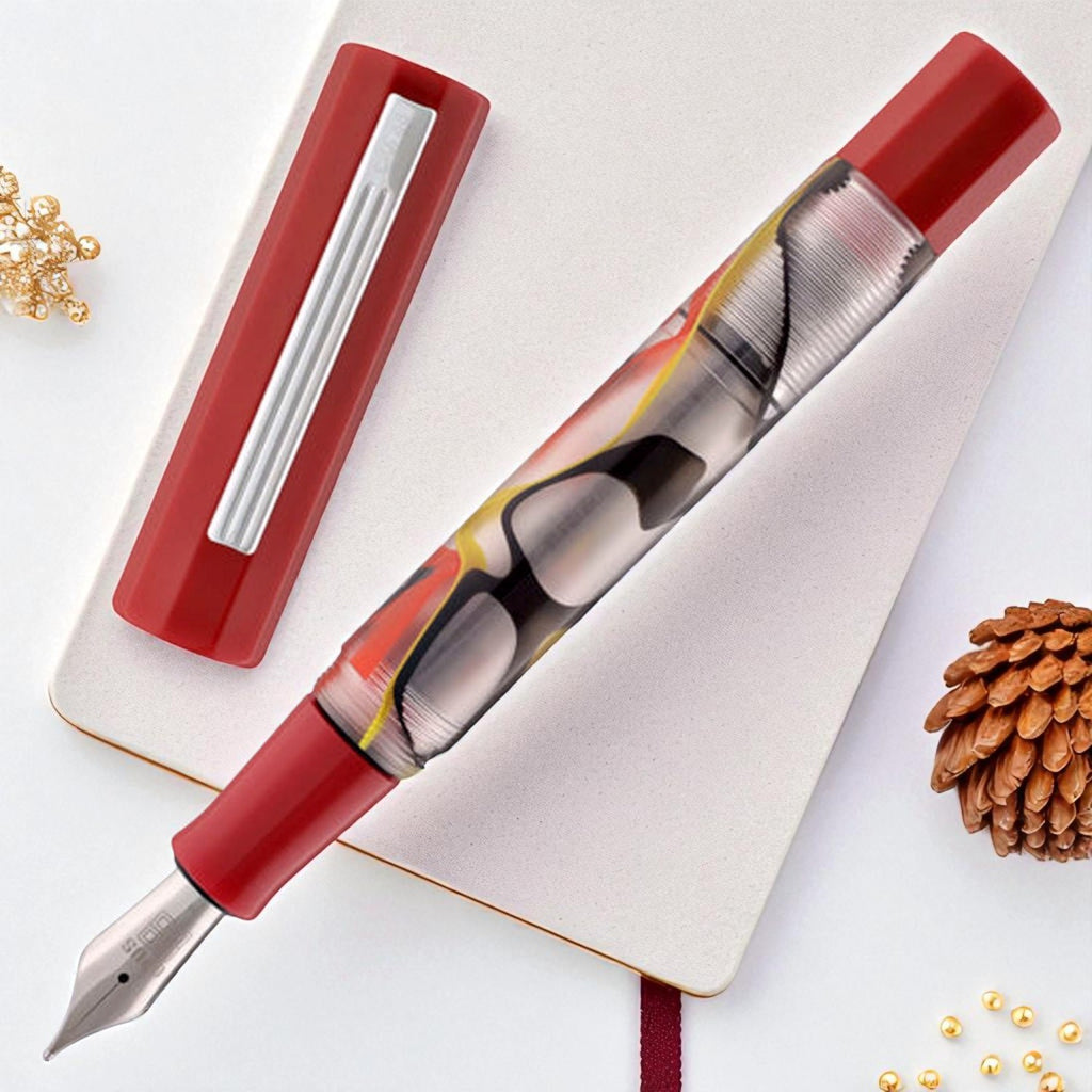 Opus 88 Flow Red Fountain pen (STUB 2.3mm) 96087801 2.3