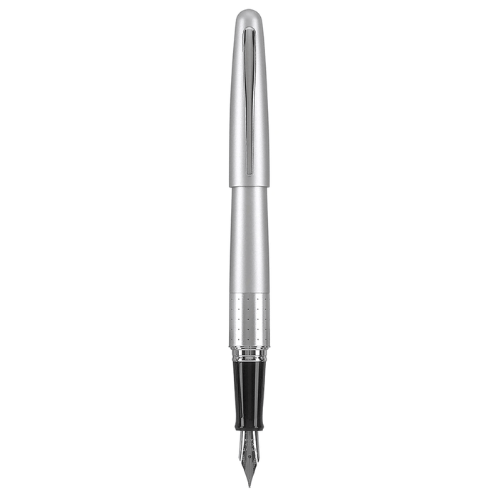 Pilot | MR | Stainless Steel | Fountain Pen | Silver & Dots | Medium