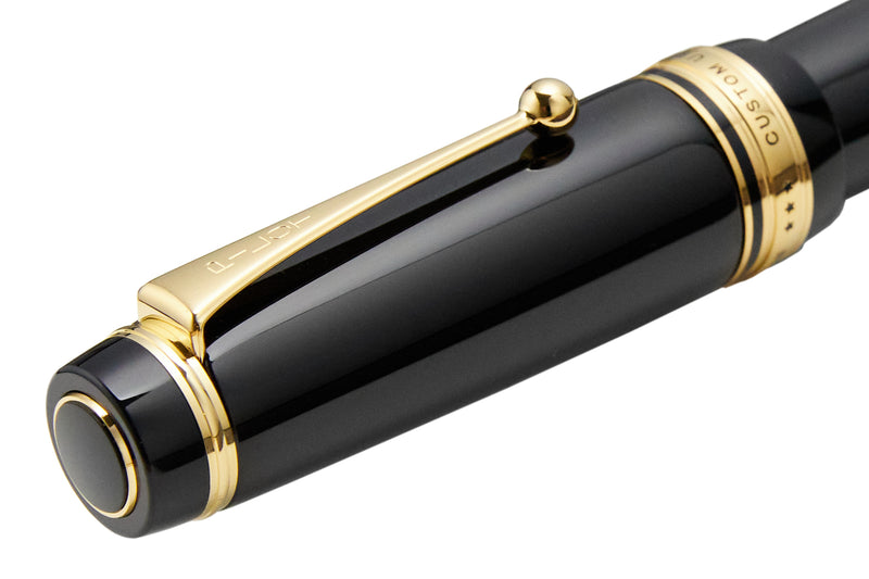 PILOT | CUSTOM URUSHI | 18K gold with rhodium plating Black | fountain pen | Fine Medium