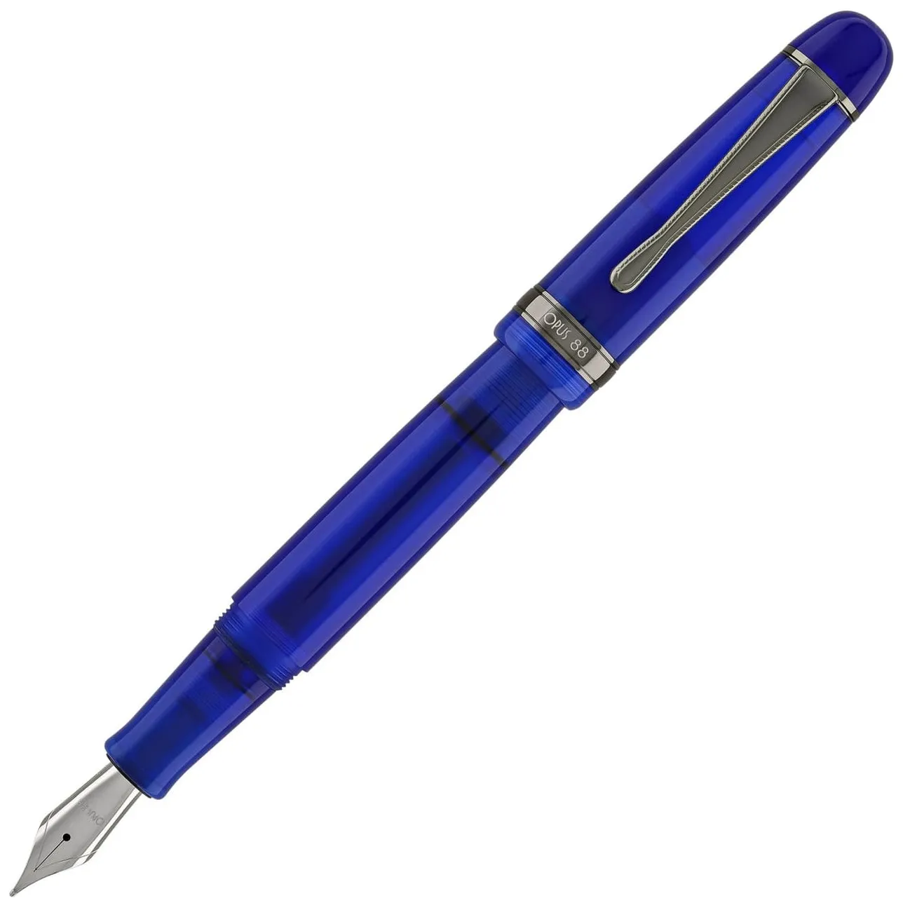 Opus 88 Jazz Transparent Blue Fountain pen (F) 97010732