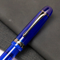 Opus 88 Jazz Transparent Blue Fountain pen (F) 97010732