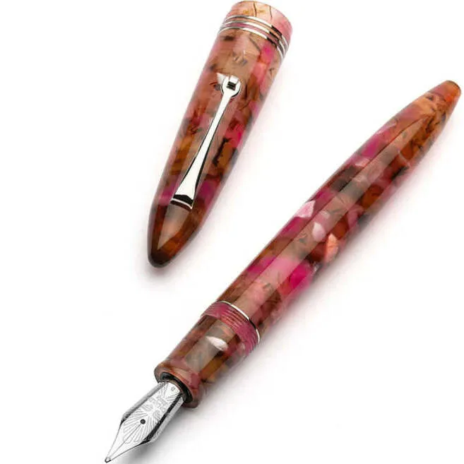 Leonardo Furore Lampone Selvatico Fountain Pen - Raspberry CT Stub 1.1