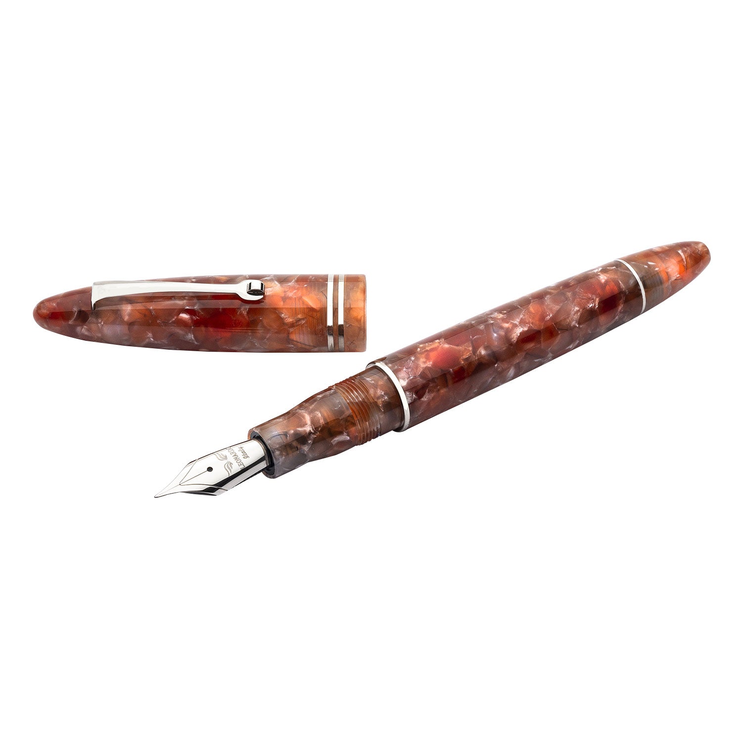 Leonardo Furore Fountain Pen - Zenzero Ginger CT B