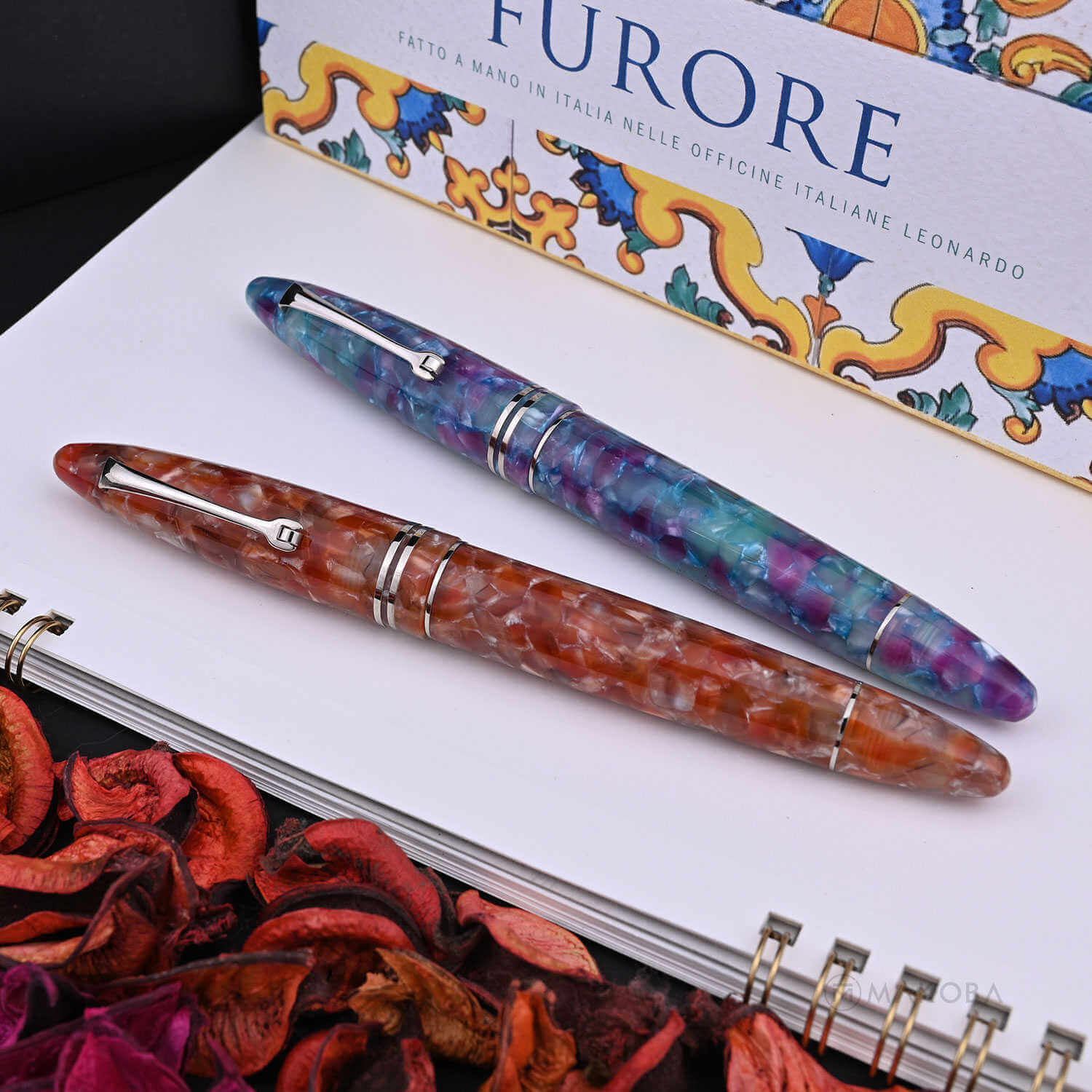 Leonardo Furore Fountain Pen - Zenzero Ginger CT B