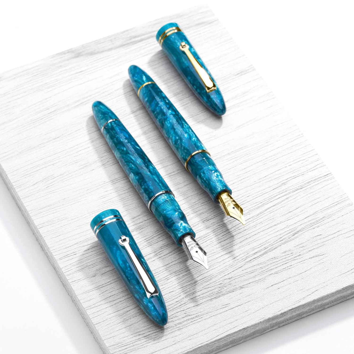 Leonardo Furore Fountain Pen - Emerald GT B