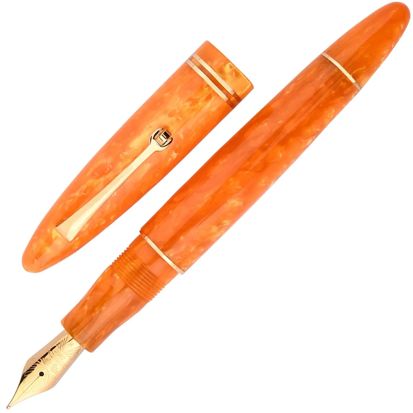 Leonardo Furore Fountain Pen - Arancio GT M