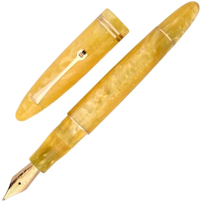 Leonardo Furore Fountain Pen - Yellow Sun GT F
