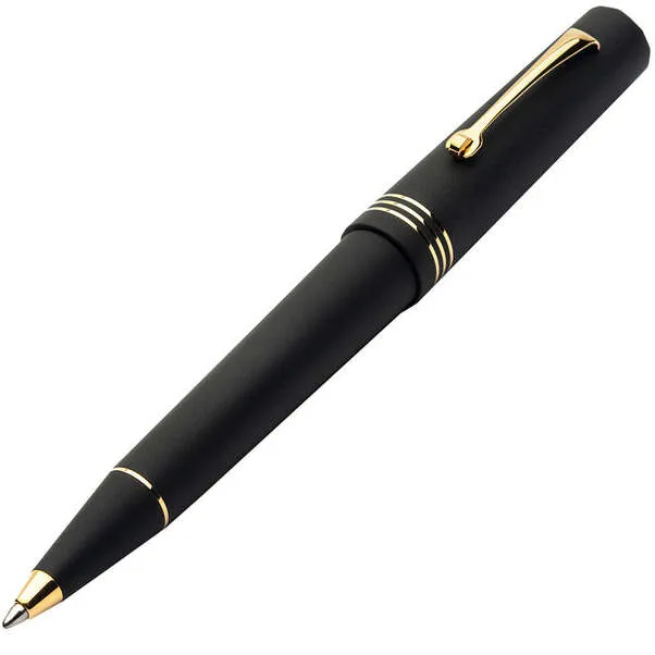 Leonardo Momento Zero Ball Pen - Matte Black GT