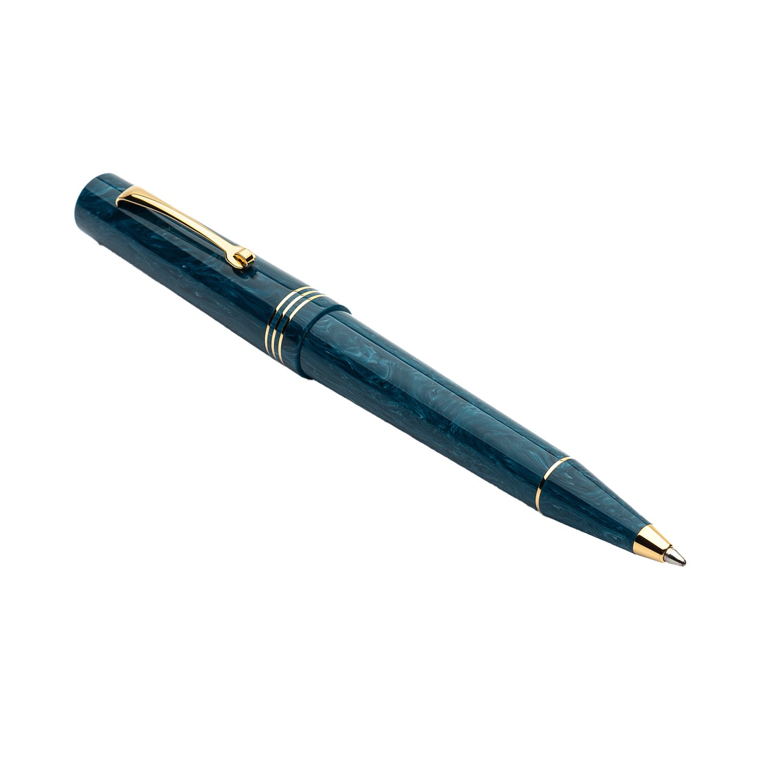 Leonardo Momento Zero Ball Pen - Positano Blue GT