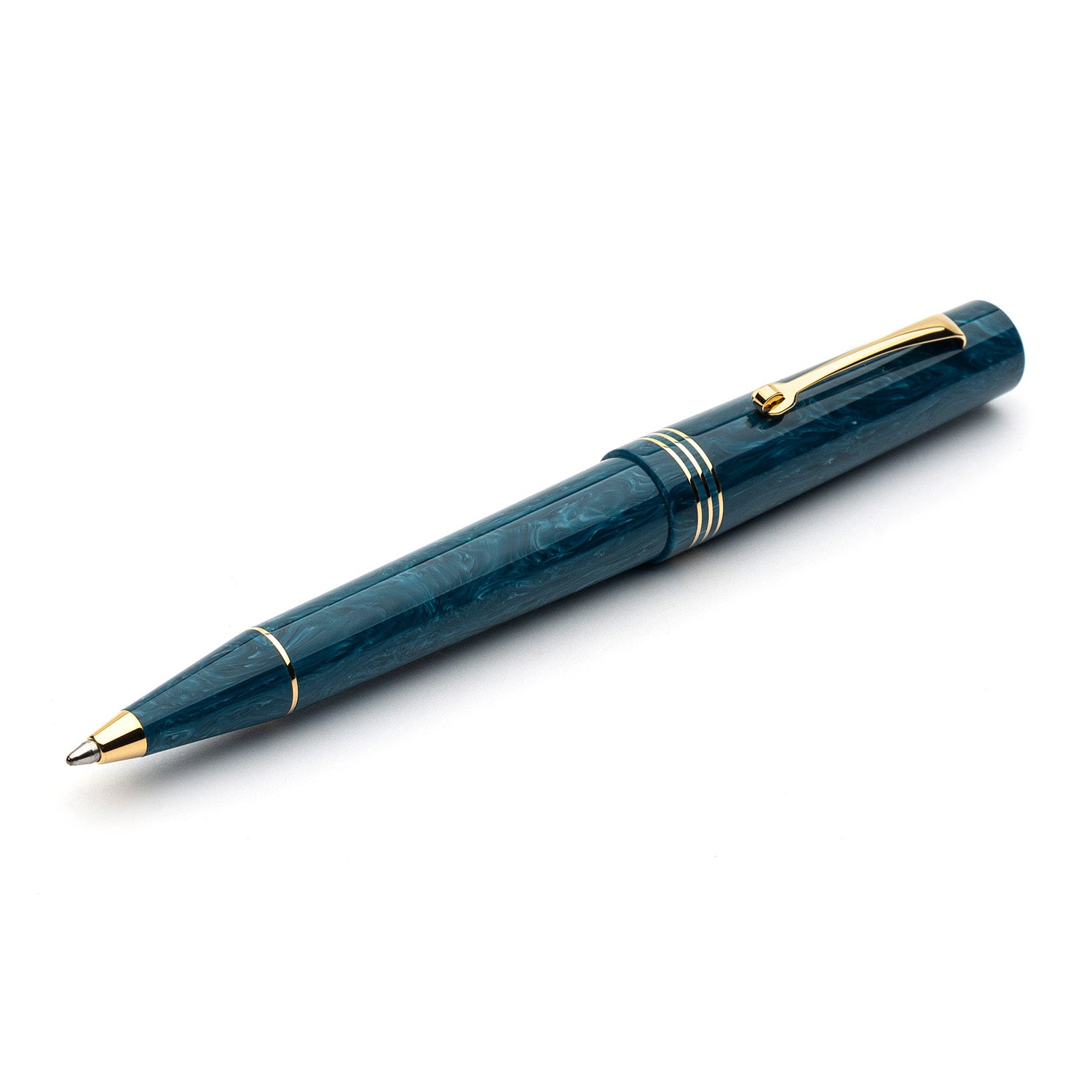 Leonardo Momento Zero Ball Pen - Positano Blue GT