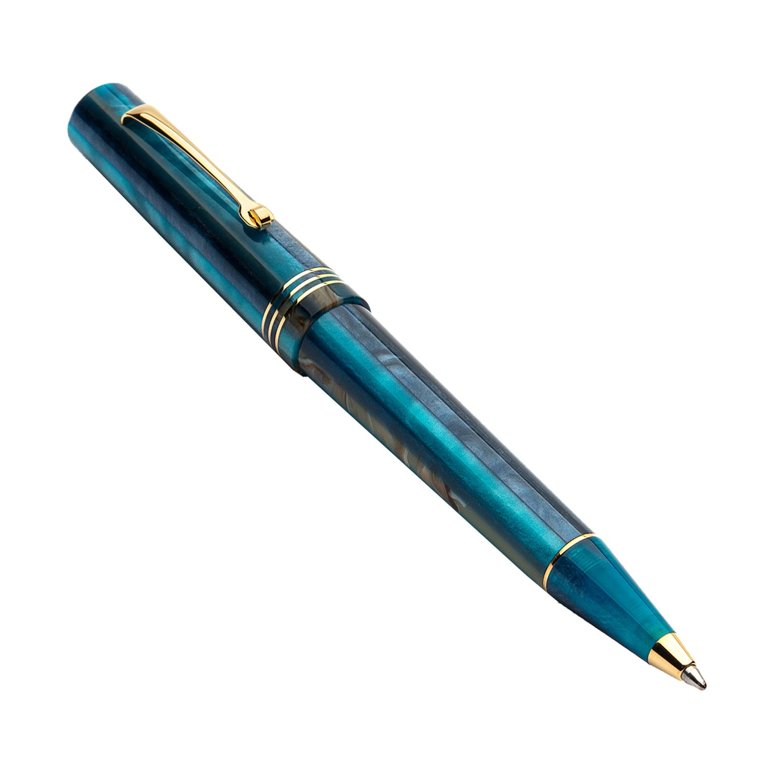 Leonardo Momento Zero Ball Pen - Blue Hawaii GT