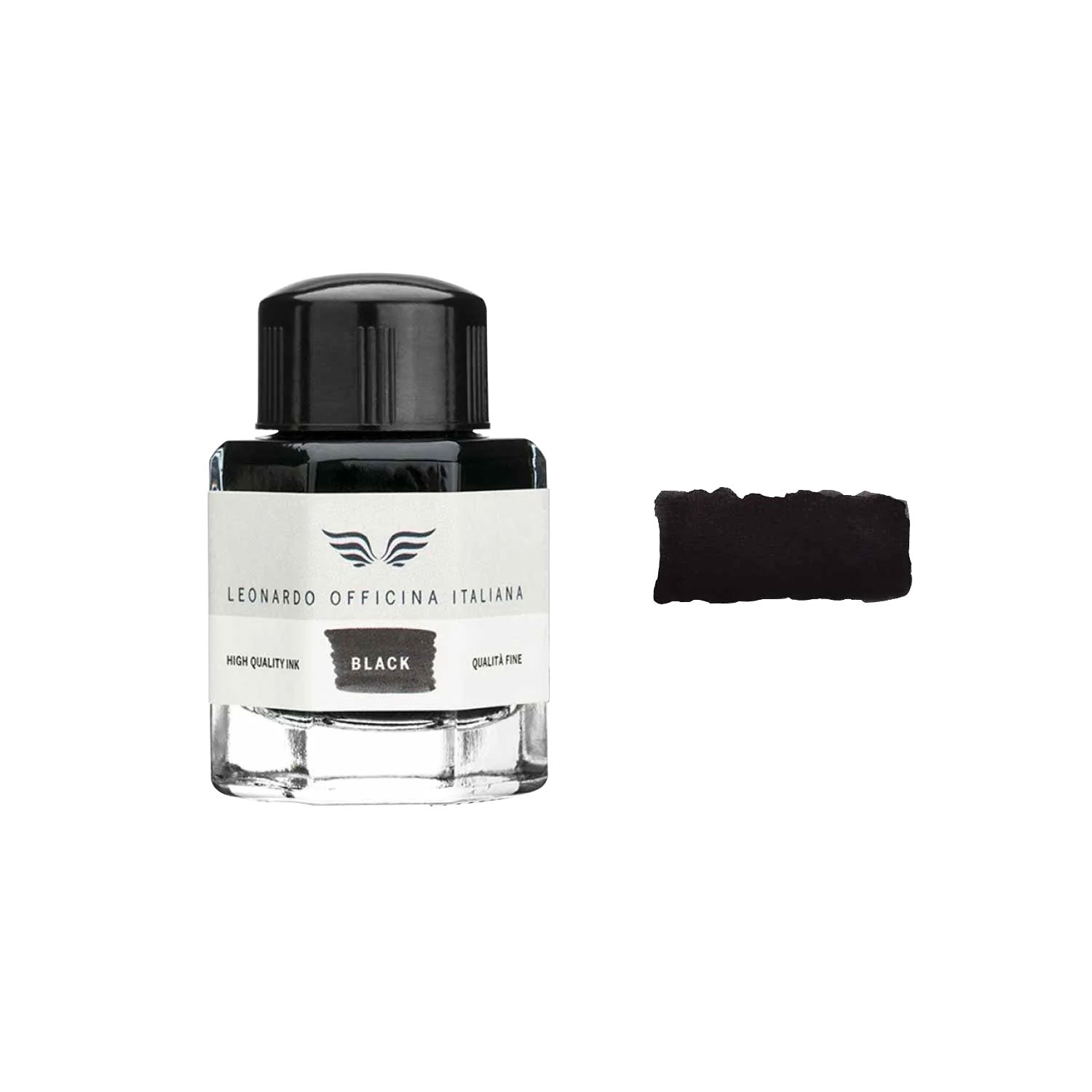 Leonardo Nero Intenso Ink Bottle, Black - 40ml