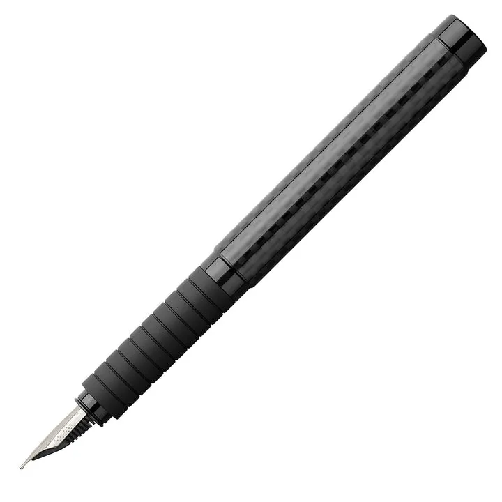 Faber-Castell Essentio Fountain Pen - Black Carbon PVD B