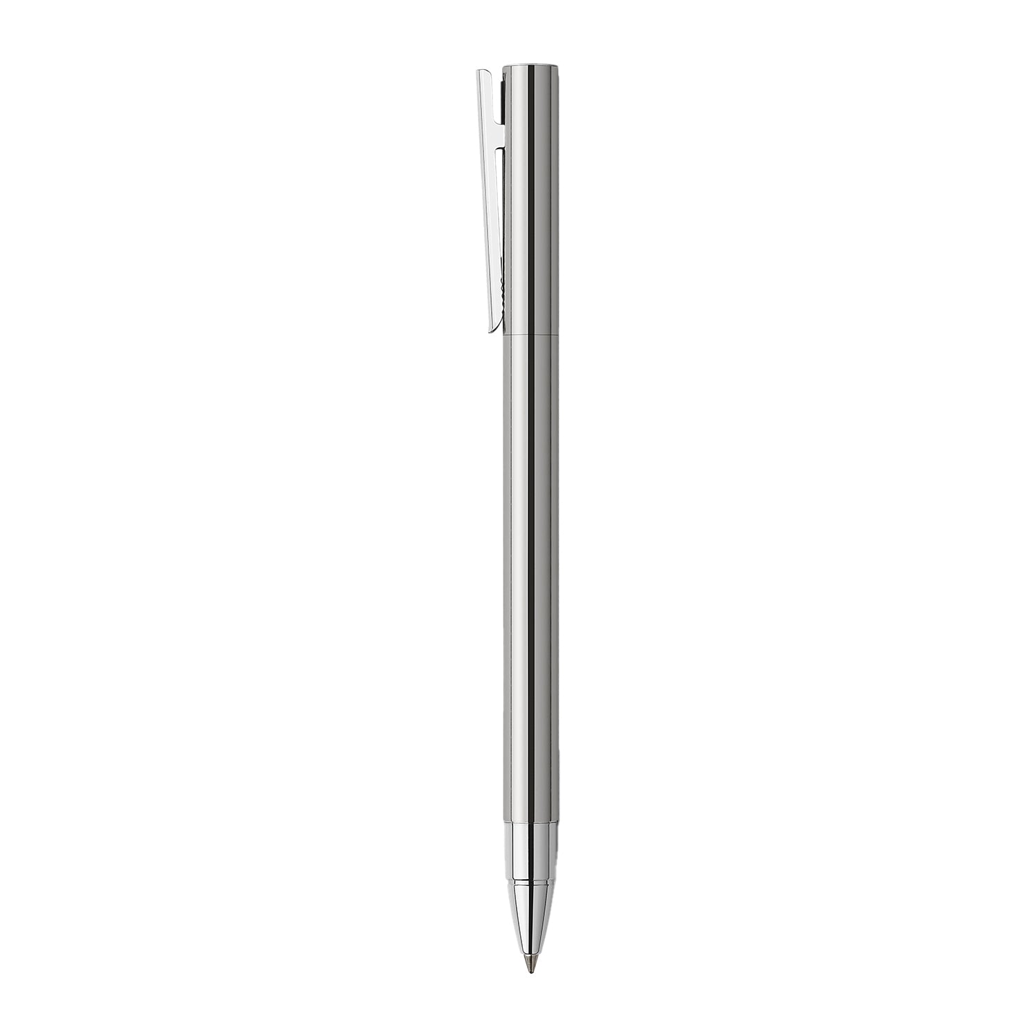 Faber-Castell Neo Slim Roller Ball Pen - Shiny Stainless Steel CT