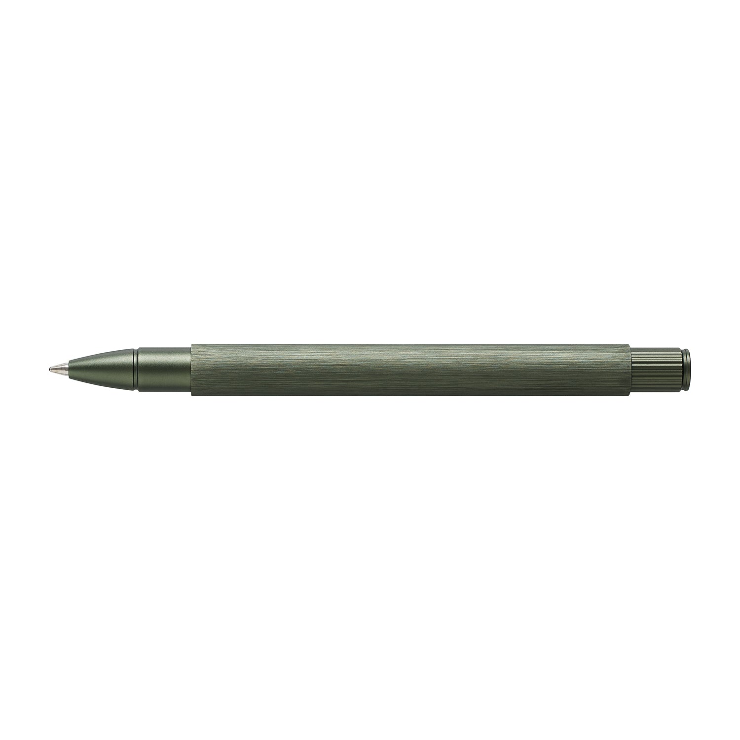 Faber-Castell Neo Slim Roller Ball Pen - Aluminium Olive Green BT