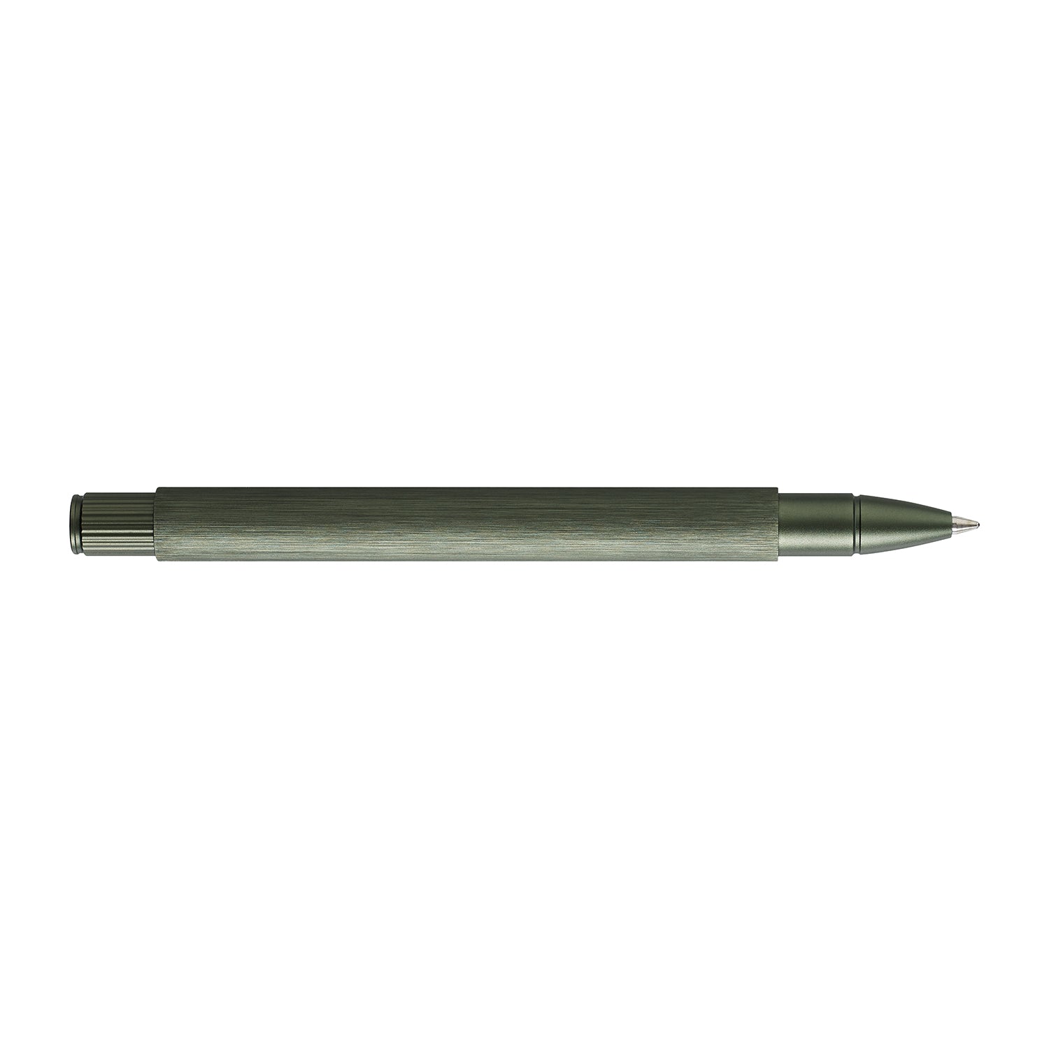 Faber-Castell Neo Slim Roller Ball Pen - Aluminium Olive Green BT