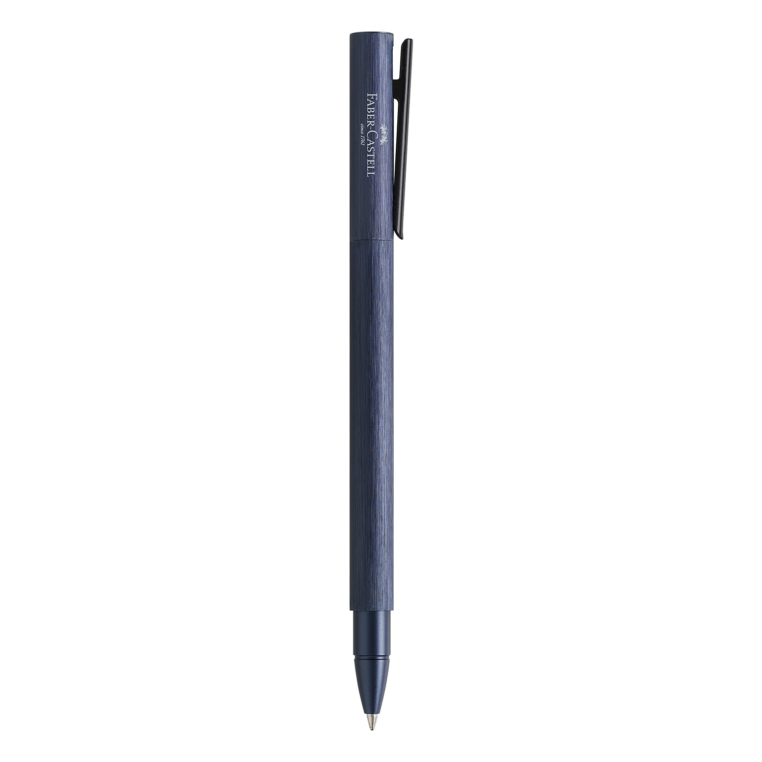 Faber-Castell Neo Slim Roller Ball Pen - Aluminium Dark Blue BT