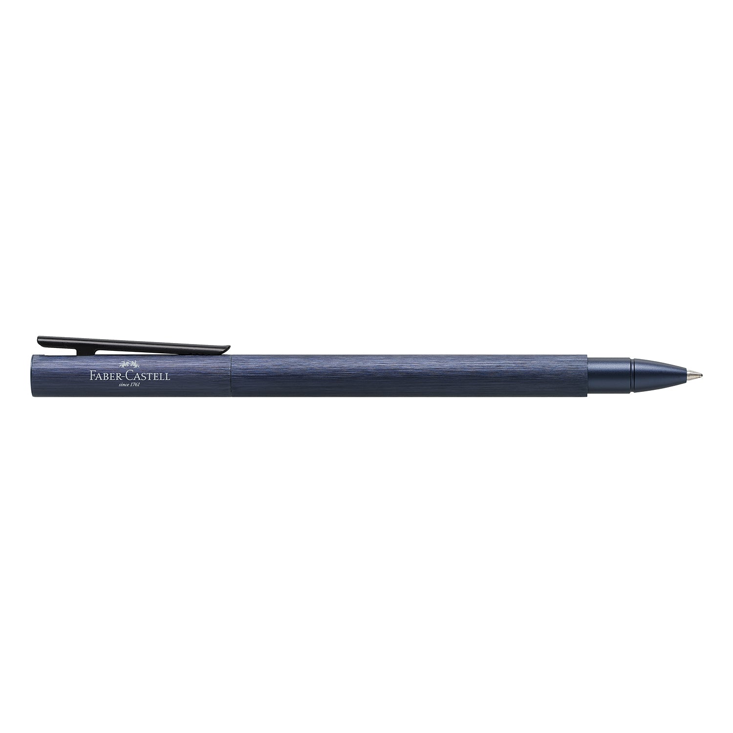 Faber-Castell Neo Slim Roller Ball Pen - Aluminium Dark Blue BT