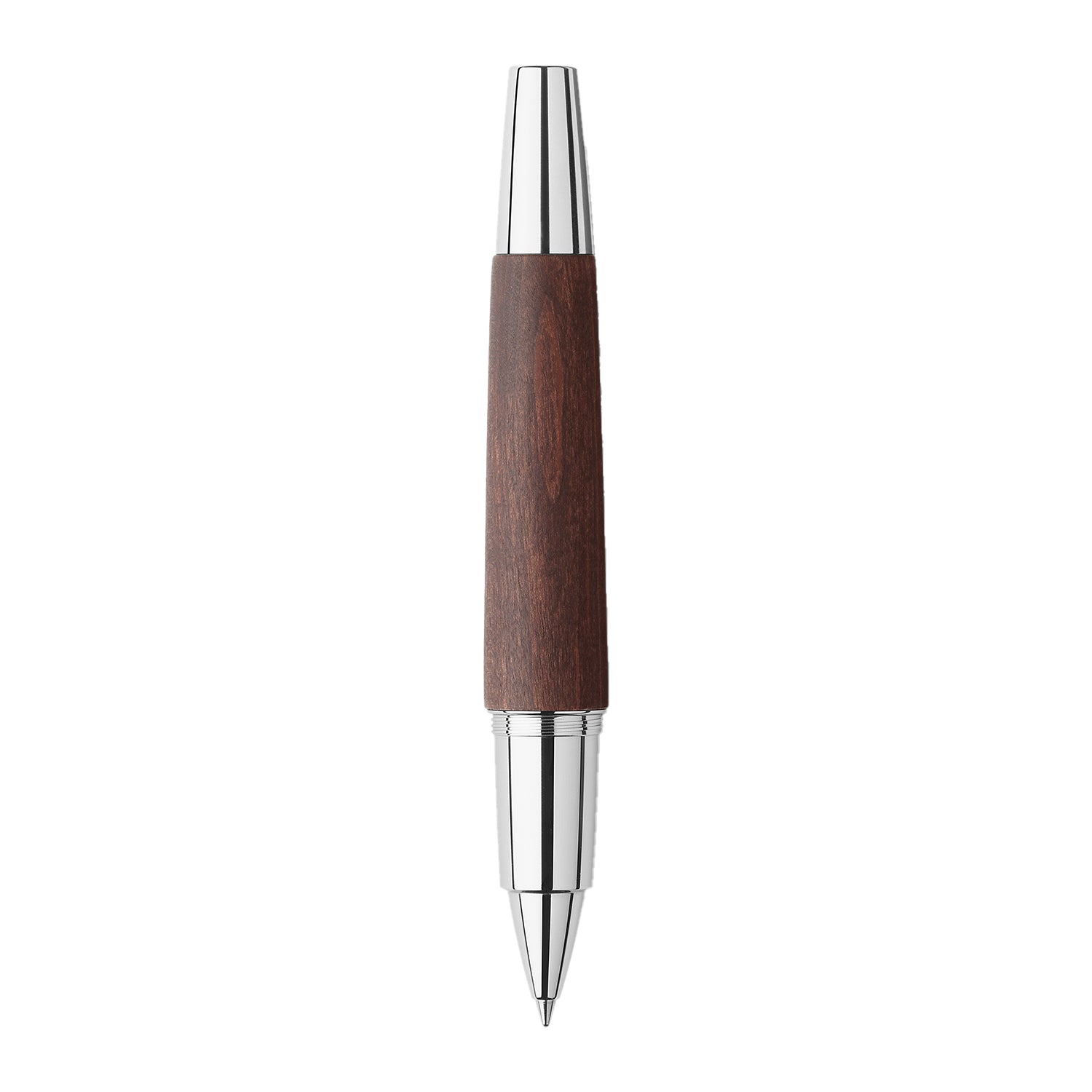 Faber-Castell E-motion Roller Ball Pen - Pearwood Dark Brown CT