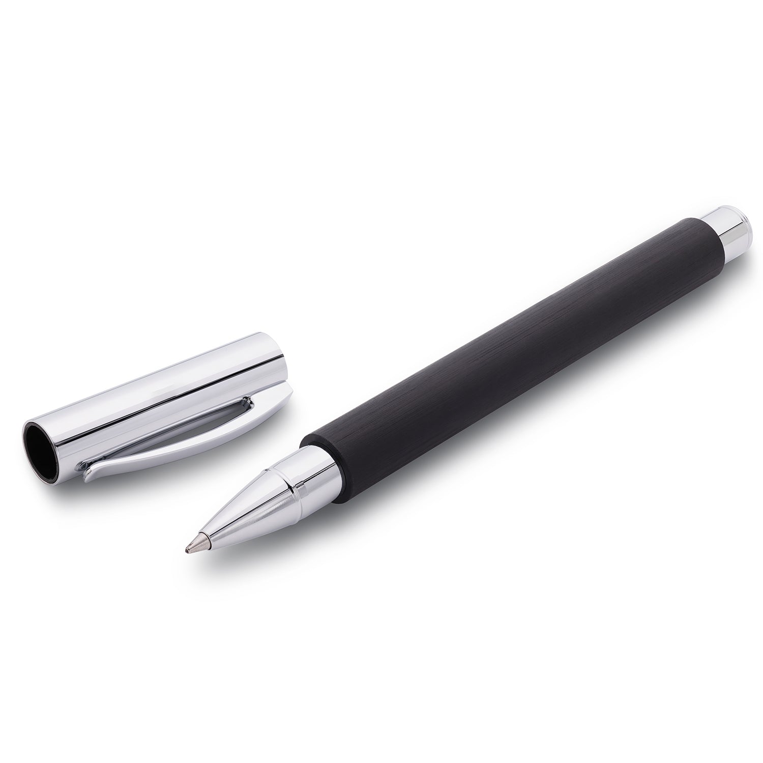 Faber-Castell Ambition Roller Ball Pen - Resin Black CT