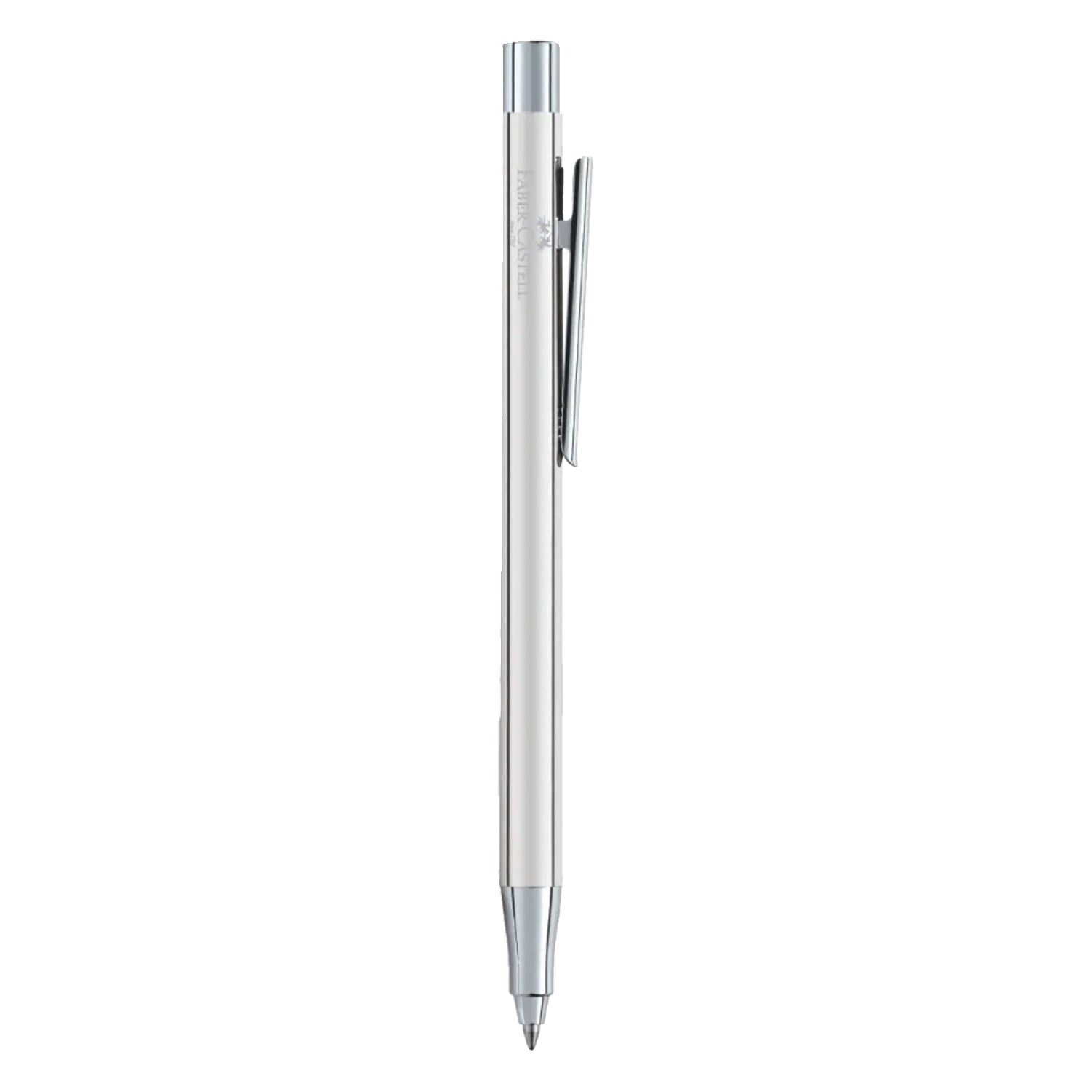 Faber-Castell Neo Slim Ball Pen - Shiny Stainless Steel CT