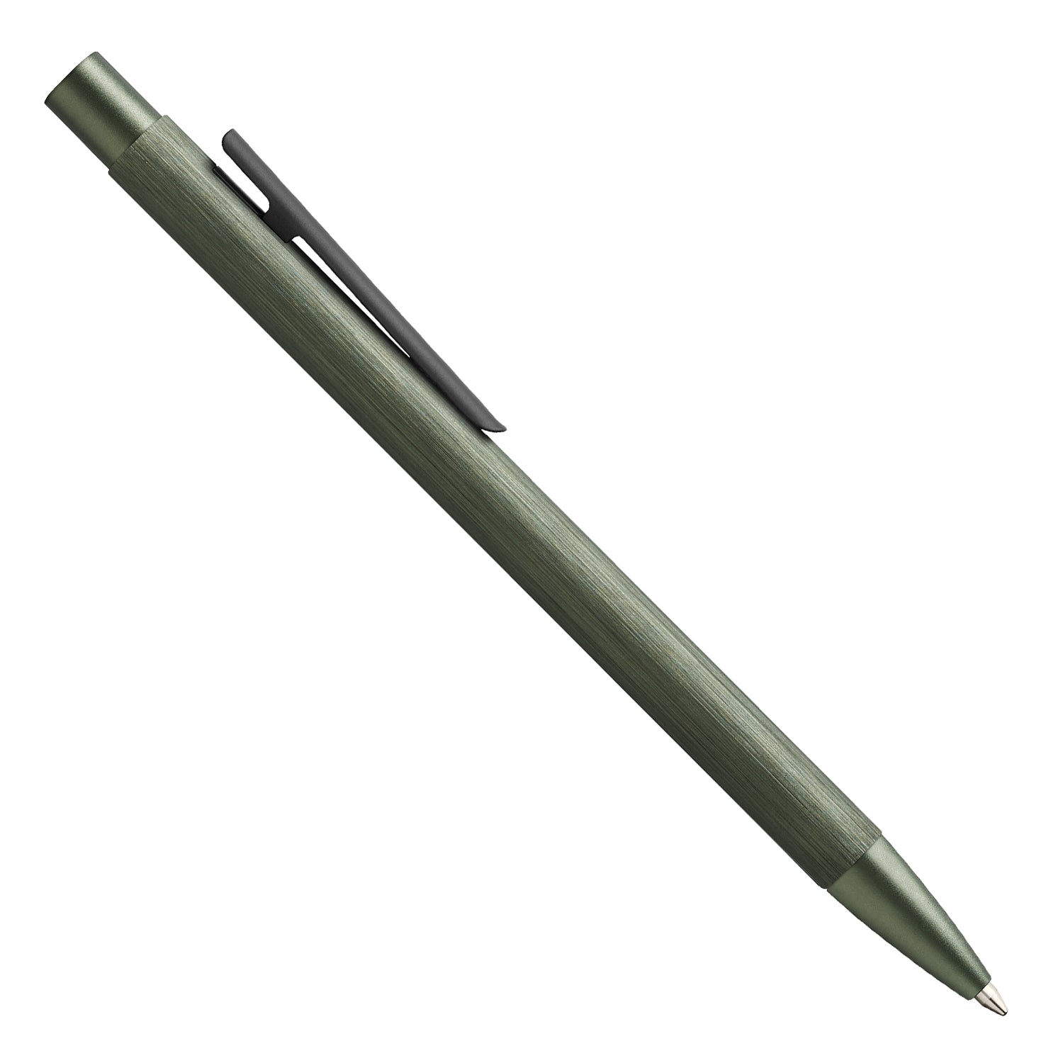 Faber-Castell Neo Slim Ball Pen - Aluminium Olive Green BT