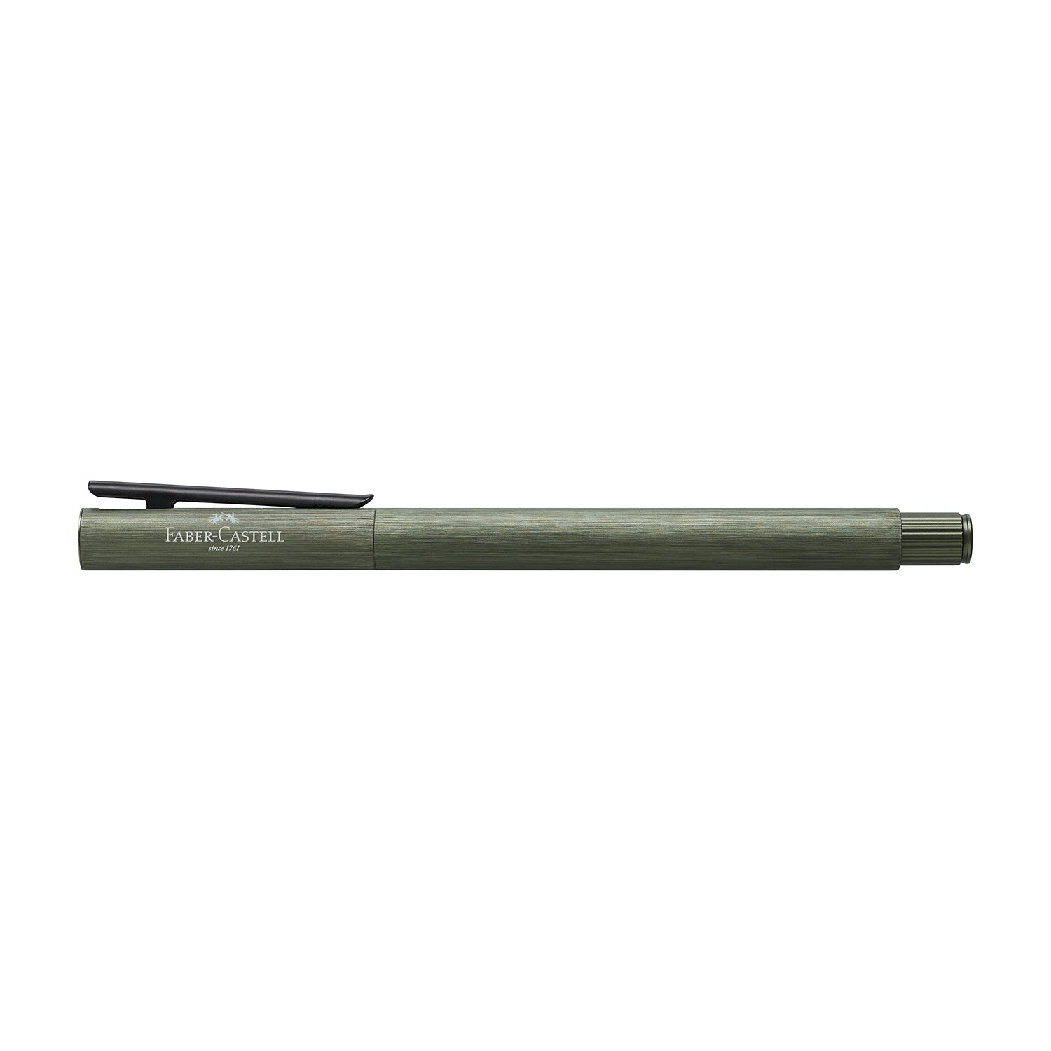 Faber-Castell Neo Slim Fountain Pen - Aluminium Olive Green BT