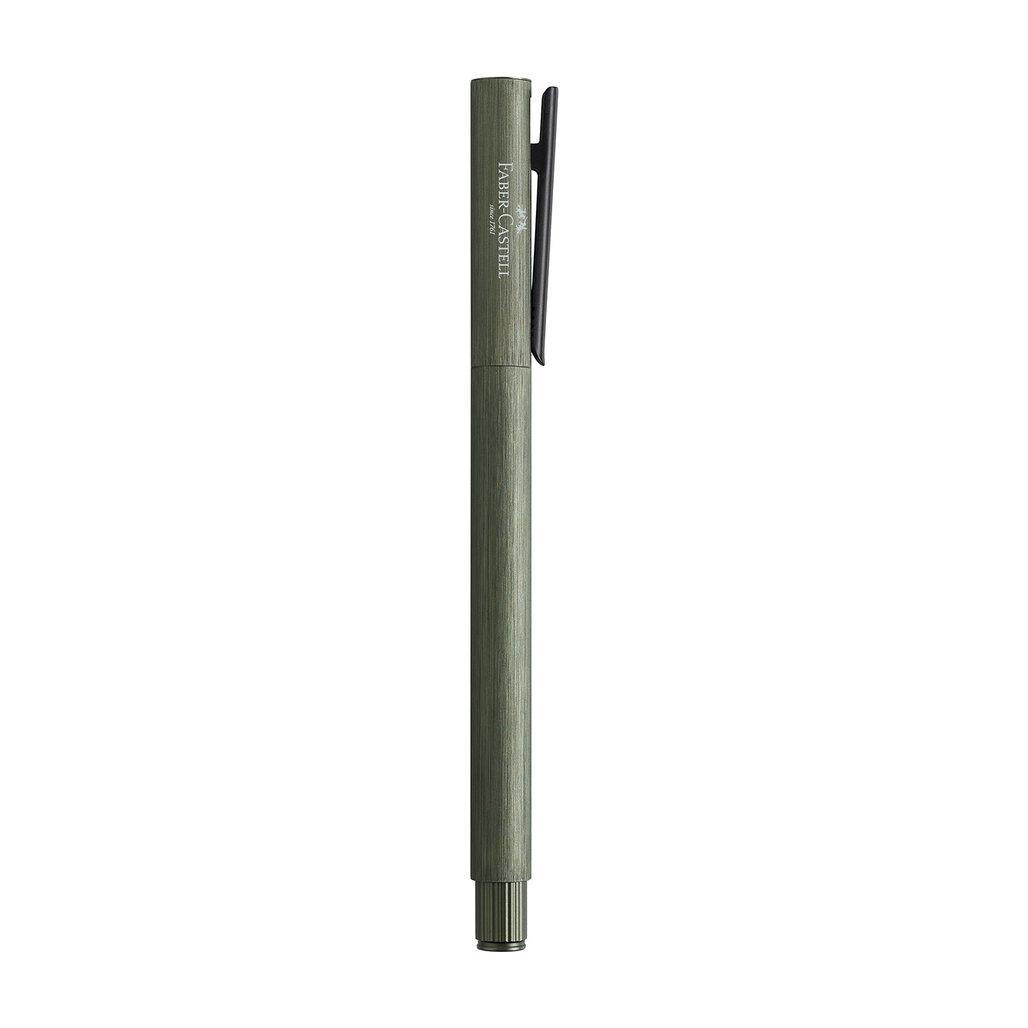 Faber-Castell Neo Slim Fountain Pen - Aluminium Olive Green BT