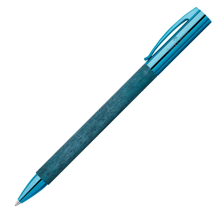 Faber-Castell Ambition Ball Pen - Blue Wood PVD