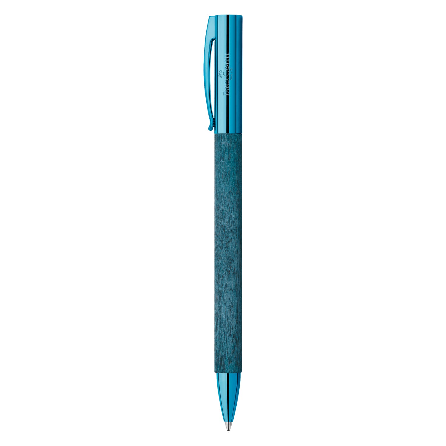 Faber-Castell Ambition Ball Pen - Blue Wood PVD