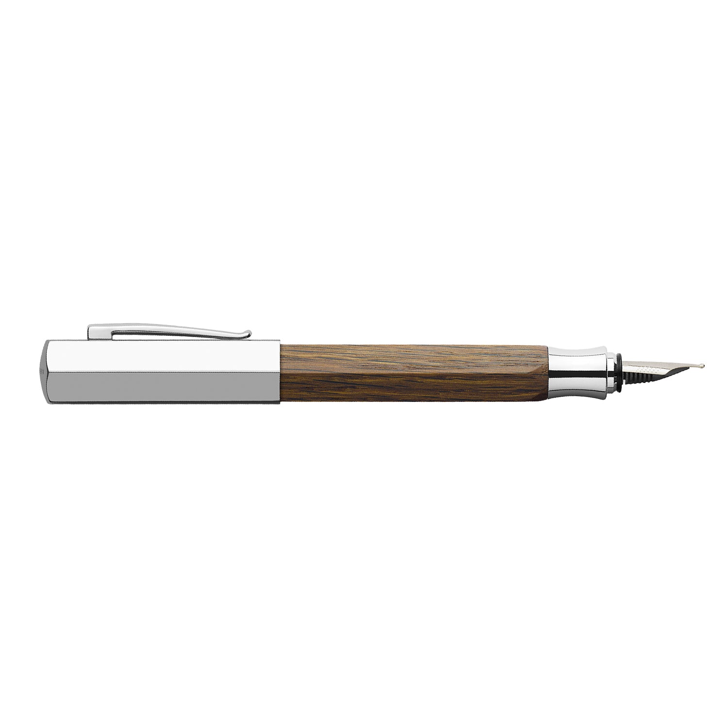 Faber-Castell Ondoro Fountain Pen - Smoked Oak CT B