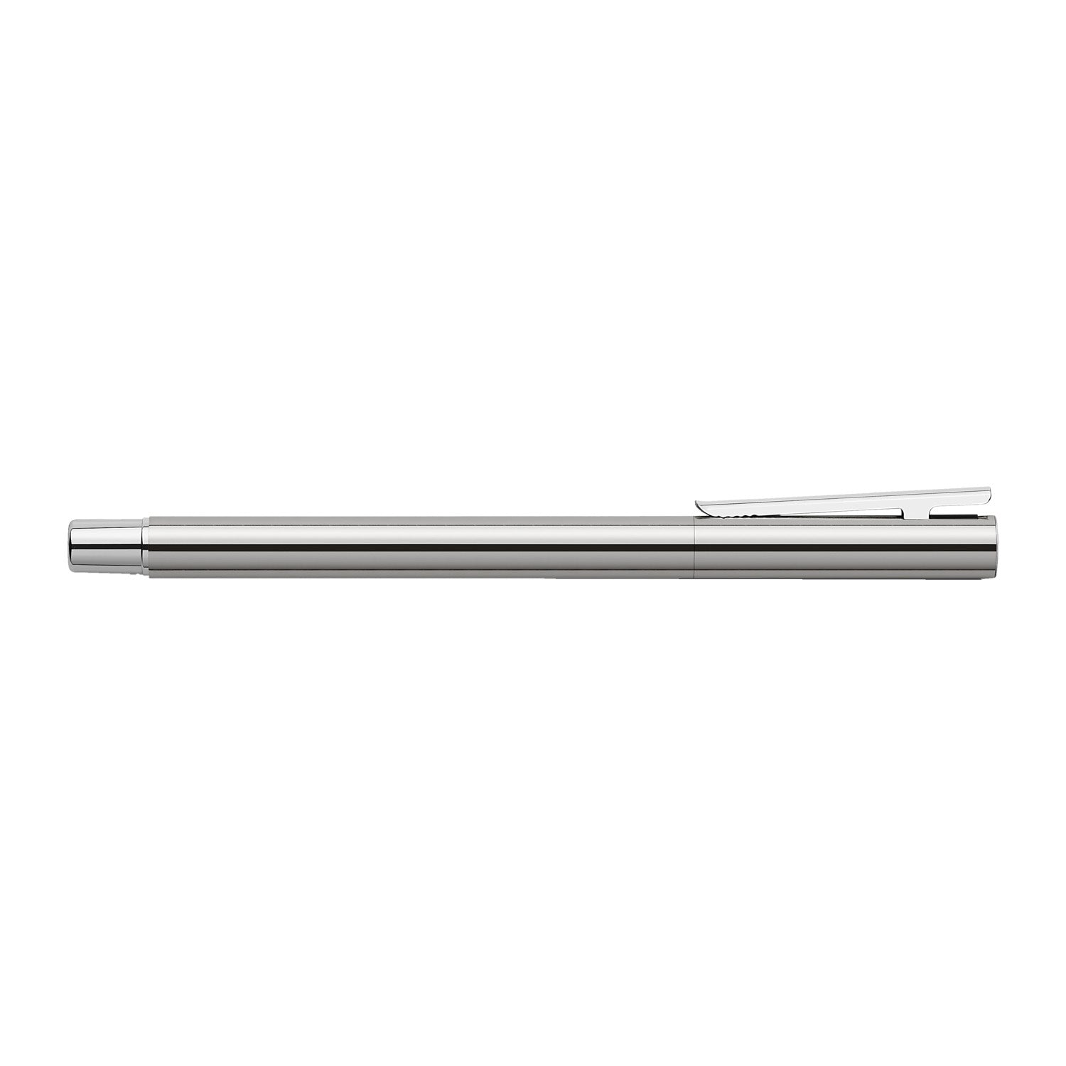 Faber-Castell Neo Slim Fountain Pen - Shiny Stainless Steel CT B