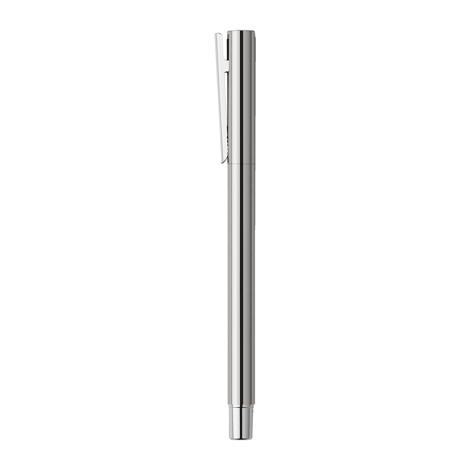 Faber-Castell Neo Slim Fountain Pen - Shiny Stainless Steel CT B
