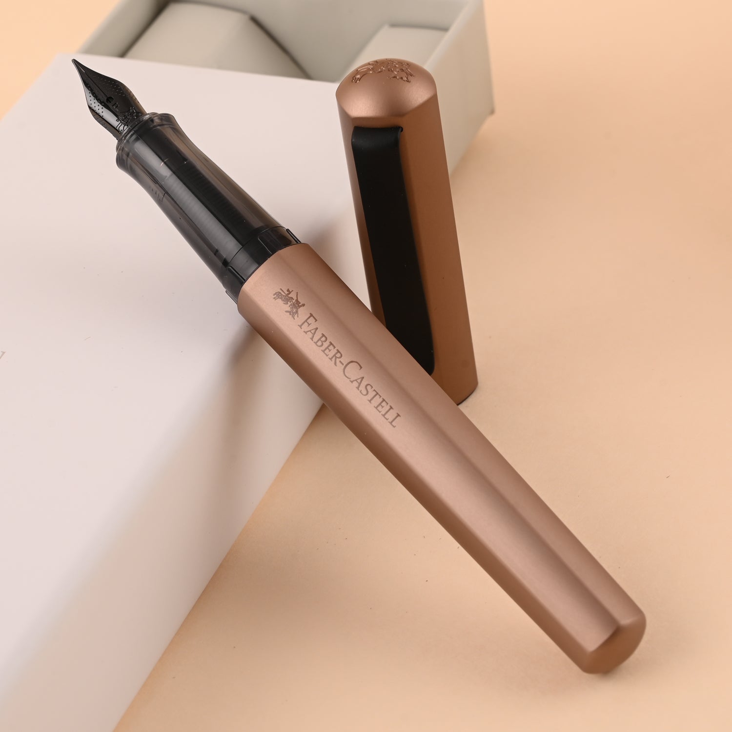 Faber-Castell Hexo Fountain Pen - Bronze BT EF
