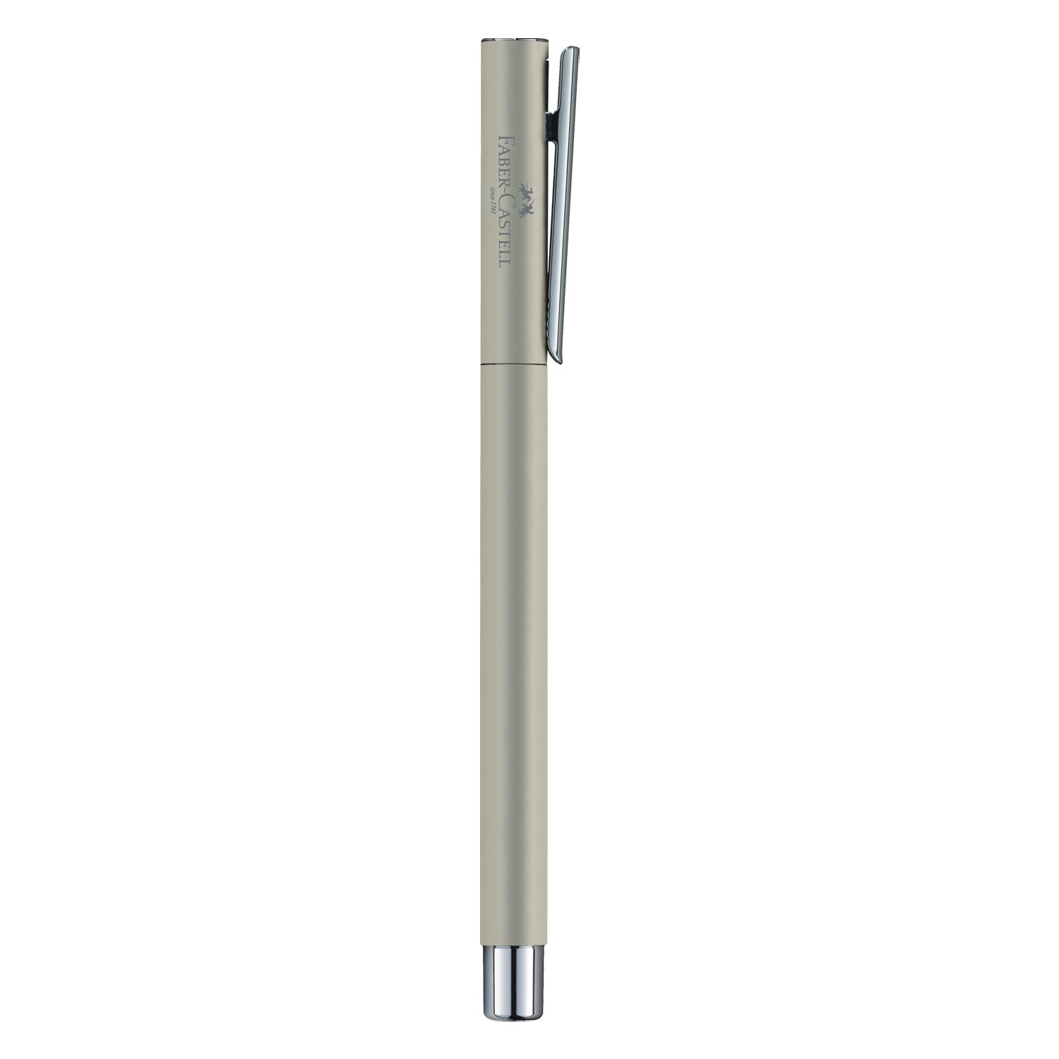 Faber-Castell Neo Slim Fountain Pen - Matte Stainless Steel CT EF