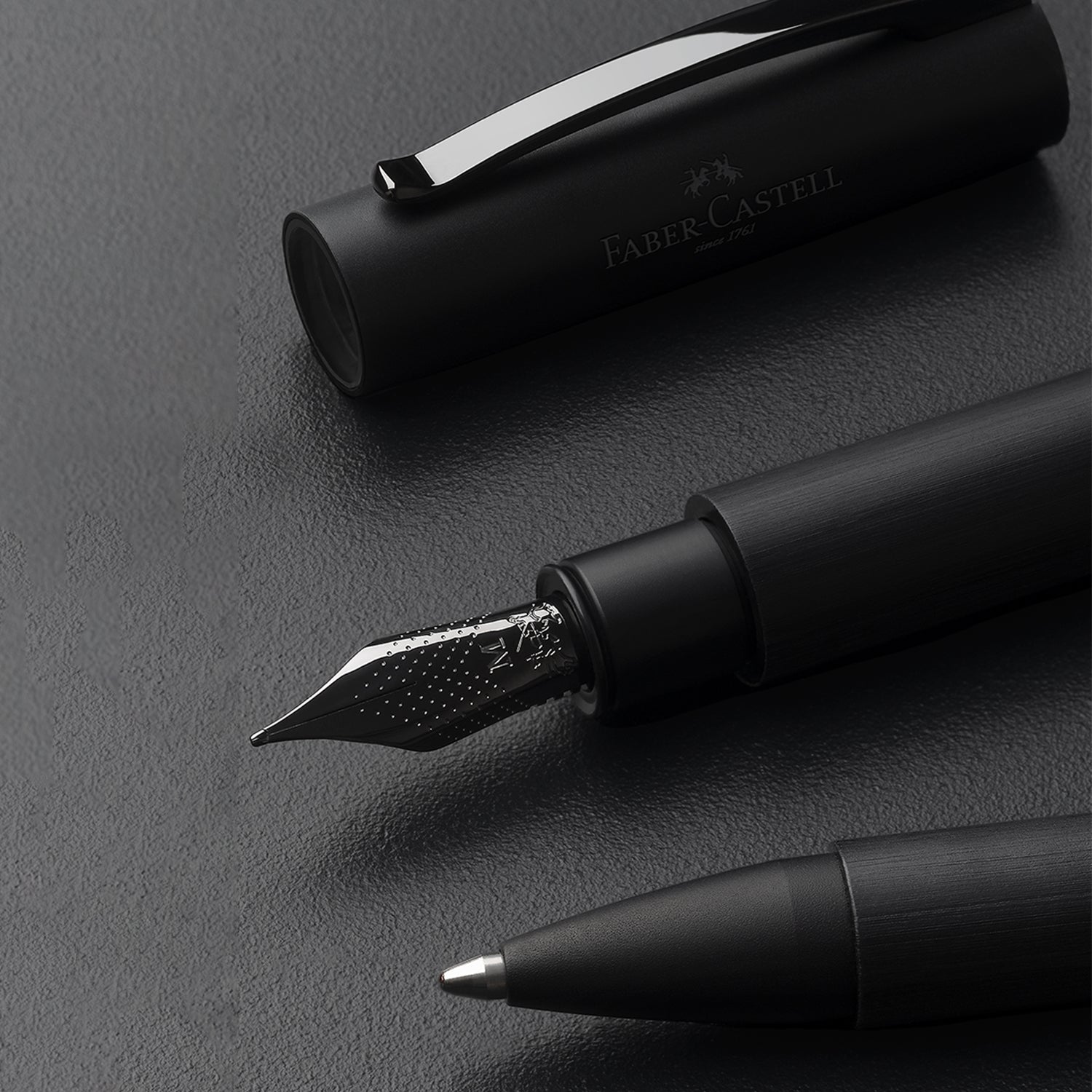 Faber-Castell Neo Slim Fountain Pen - Black BT B