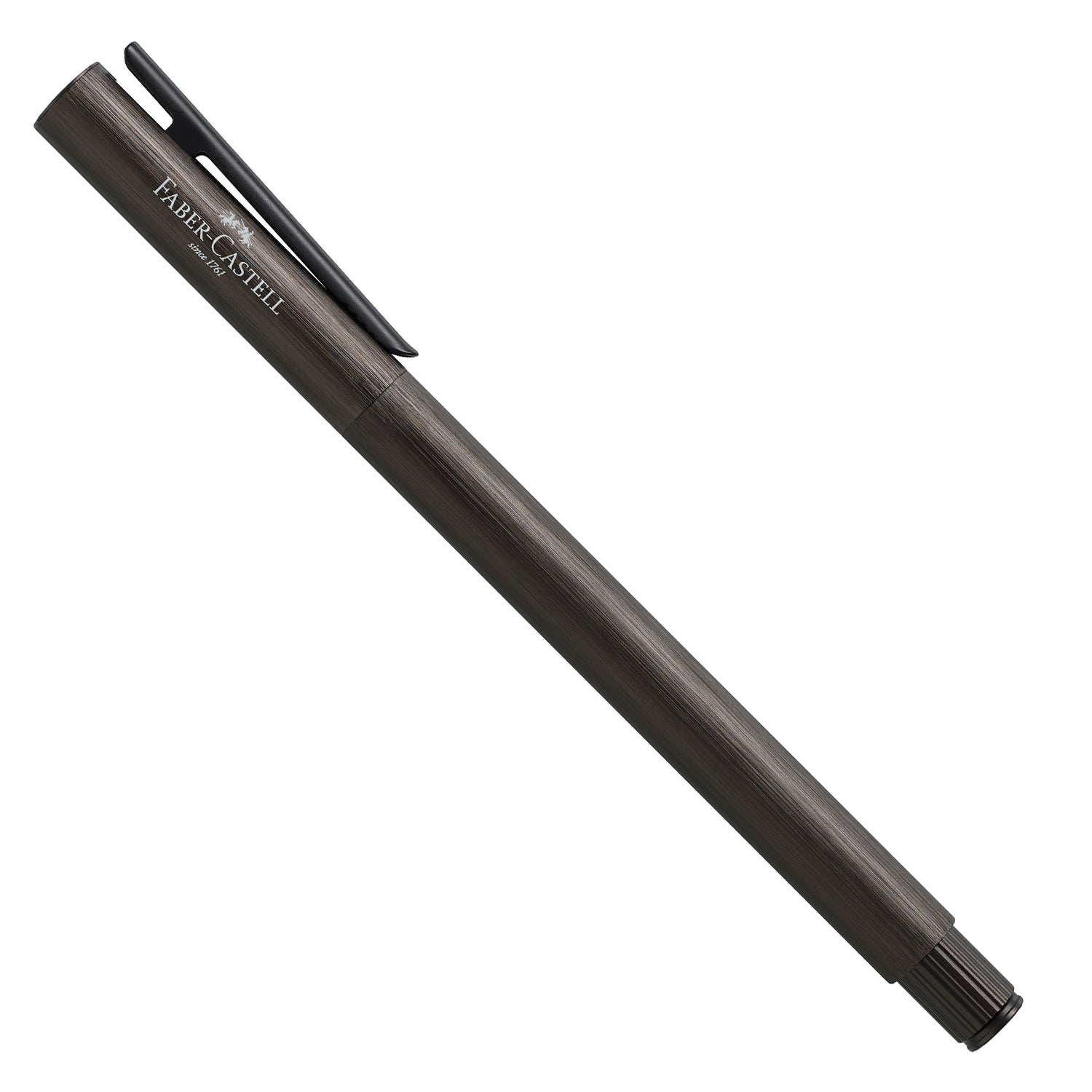 Faber-Castell Neo Slim Fountain Pen - Aluminium Gunmetal BT B
